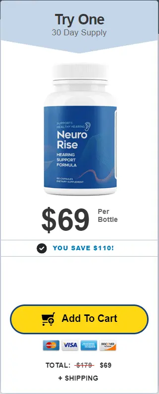 NeuroRise 1 bottle order